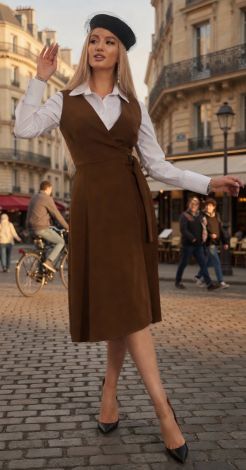 Pleated Perfection: Сукня-жилет, що створює магію руху