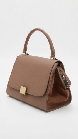 Кожанная сумка Coffee & Suede: Глубина коричневого и магия фактур