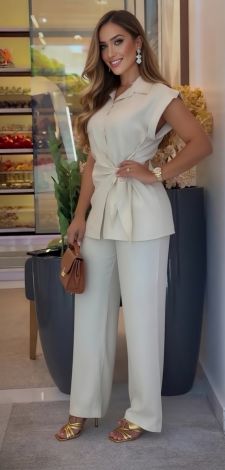 Palazzo & Vest: Твоя новая формула безупречного стиля