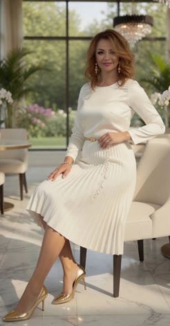 Платье Silk & Grace: Искусство элегантных линий