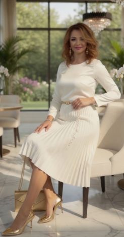 Платье Silk & Grace: Искусство элегантных линий