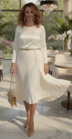 Платье Silk & Grace: Искусство элегантных линий