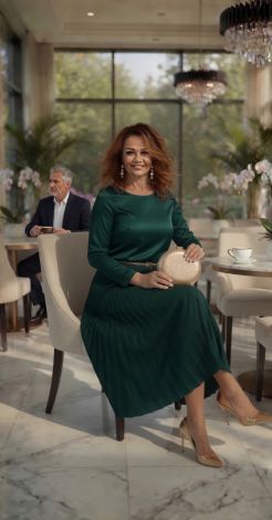 Платье Silk & Grace: Искусство элегантных линий