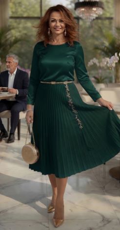 Платье Silk & Grace: Искусство элегантных линий