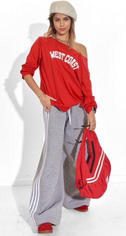 Women’s Oversized “West Coast” Sweatshirt in Re