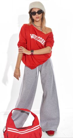 Women’s Oversized “West Coast” Sweatshirt in Re
