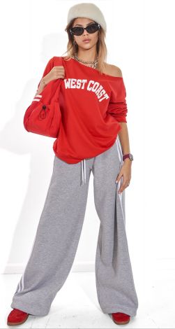 Women’s Oversized “West Coast” Sweatshirt in Re