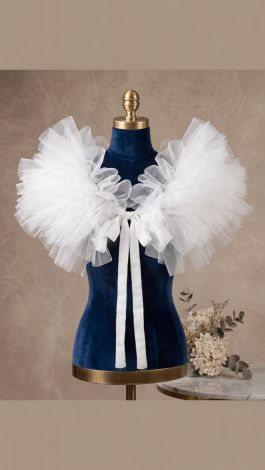 Luxurious Handmade Tulle Cape