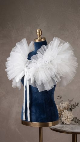 Luxurious Handmade Tulle Cape