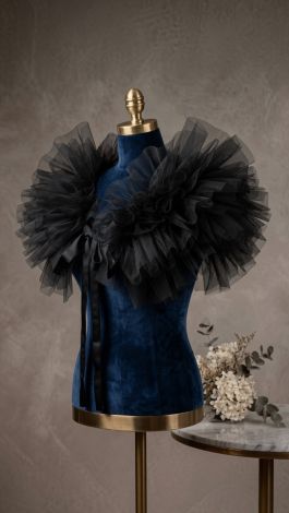 Luxurious Handmade Tulle Cape
