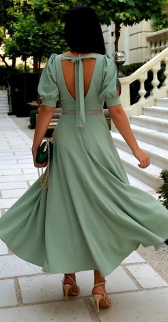 Olive Dress Fabric Dress