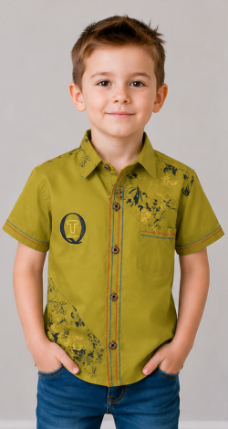 Stylish Boys Shirt 3-6 Years Short Sleeve