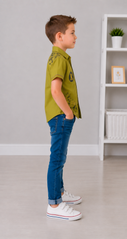 Stylish Boys Shirt 3-6 Years Short Sleeve
