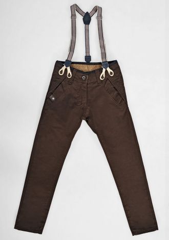 Pants with suspenders