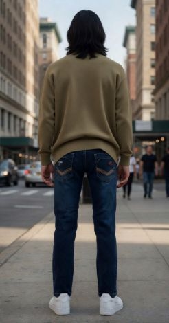 Blue jeans for teenage boys—a stylish and comfortable choice!