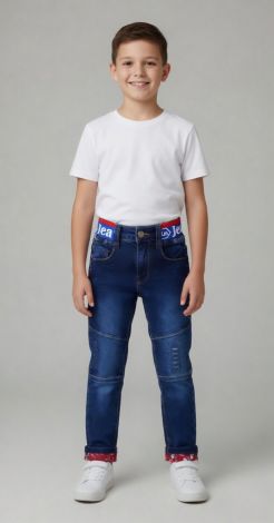 Stylish jeans for boys with bold accents—this season’s must-have