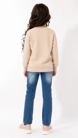Jeans with pearls