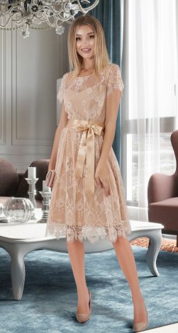 Elegant French lace dress