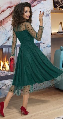 Elegant emerald dress