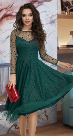 Elegant emerald dress