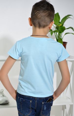 Blue t-shirt for a boy