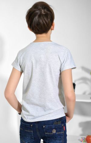 T-shirt for boy gray