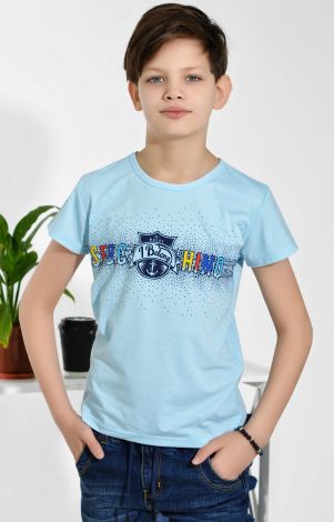 T-shirt for a boy blue
