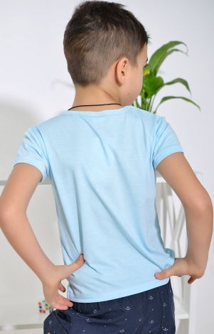 Blue t-shirt for a boy