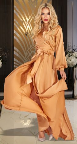 Silk evening dress