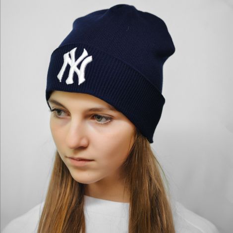 Hat New York blue