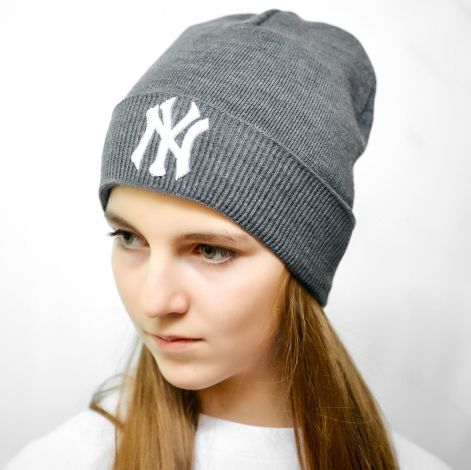 Hat New York gray