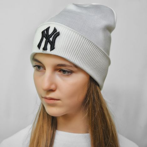 Hat New York white
