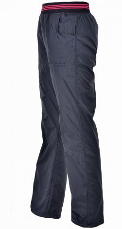 Trousers raincoat fabric on fleece for girls