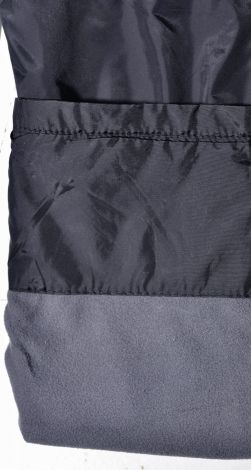 Trousers raincoat fabric on fleece