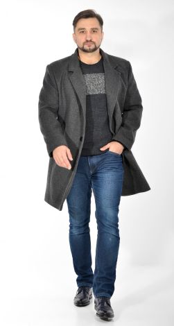 Класичне чоловіче кашемірове пальто