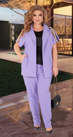 A stylish trouser suit with an oversized waistcoat