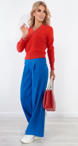 Базовий червоний светр